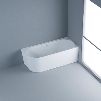 Frische Acryl freistehende Badewanne Weiß angepasste Farbe Für Bad