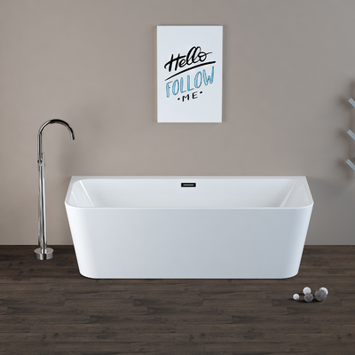Frische reine Acrylfolie freistehende Badewanne 150cm 160cm 170cm 180cm Größe