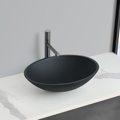 Tempered Glass Countertop Glas Waschbecken für die Installation und Leistung
