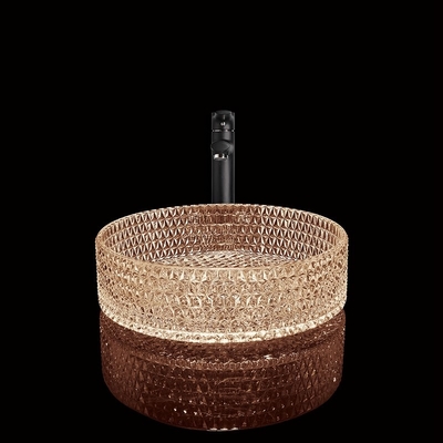 Diamond Vanity Counter Wash Basin-Tee-Farbfreistehende Badezimmer-Wannen-Schüssel