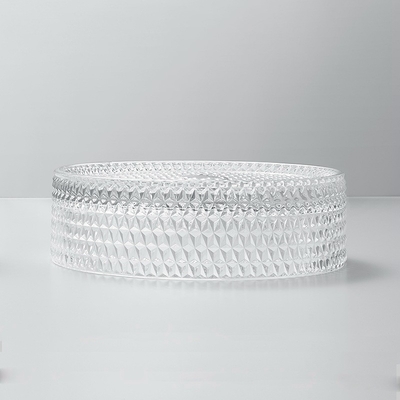 12mm Tischplatte-Handwaschbecken 15,5 bewegen transparente Crystal Round Bathroom Sink Basin-Schüssel Schritt für Schritt fort