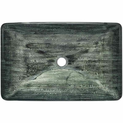12mm Badezimmer-Waschbecken 16,5 Zoll-Art Rectangular Tempered-Glaswannen-Schüssel