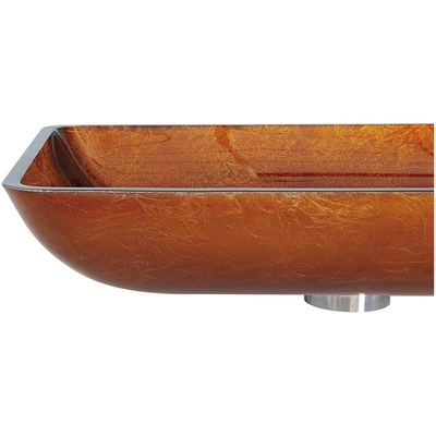 110mm rechteckige milderte Tischplatte-Waschbecken-Tischplatte-Gegenentwurf Glas
