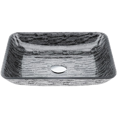 Titanschwarzes/Gray Bathroom Wash Basins L460 * W330 * rechteckige schwarze Schiff-Wanne H105mm