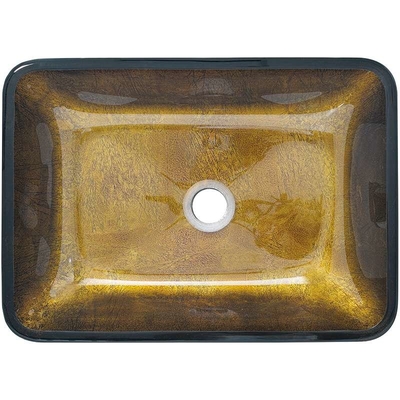 Badezimmer-rechteckige handgemachte Waschbecken-kupferne Goldspitzen-Berg-Schiff-Wanne