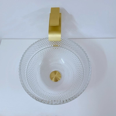 Tiefes angehobenes Schüssel-Badezimmer sinkt Schiff Crystal Clear Washing