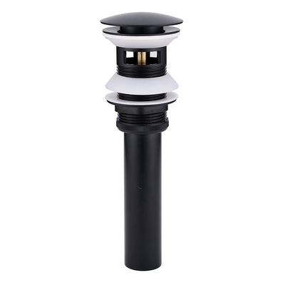 Knall herauf Wasser-Messing-Abfall-Abfluss-Pumpen-Hahn-Wannen-Becken-Waschbecken Matt Black Finish