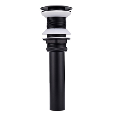 Knall herauf Wasser-Messing-Abfall-Abfluss-Pumpen-Hahn-Wannen-Becken-Waschbecken Matt Black Finish
