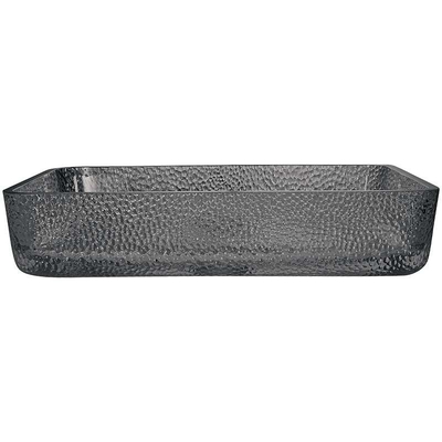 Rauchiges Grey Rectangular Vessel Sinks Wash-Schüssel-Badezimmer glattes 105mm
