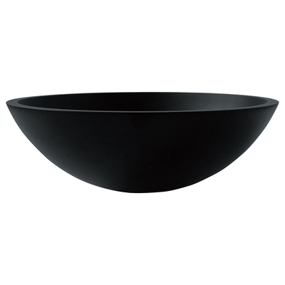 Hotel-saures Matt Black Basin Round Bathroom-Glasantirost-Ende
