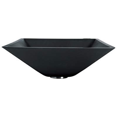 142mm saures Matt Black Basin Square Funnel formen ausgeglichenes Badezimmer