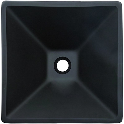 142mm saures Matt Black Basin Square Funnel formen ausgeglichenes Badezimmer