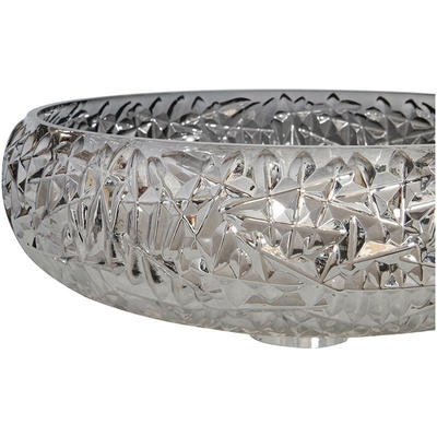 Chromierte dekorative Badezimmer-Wanne rollt Kugelform ringsum silberne Glasschiff-Wanne