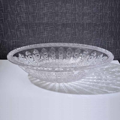 Ovale Länge Form-Waschbecken-Schüssel-Gegenspitzen-Crystal Clear Vanitys 530mm