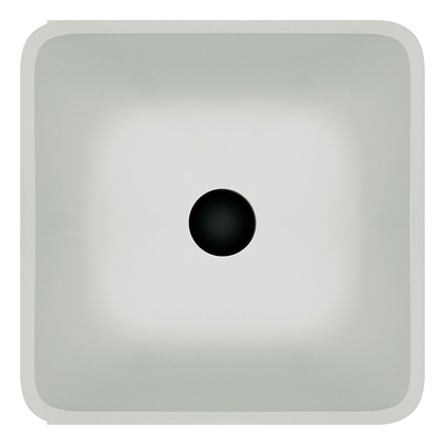 Super Clear-Badezimmer-Waschbecken milderten weiße nahtlose quadratische Wannen-Glasschüssel