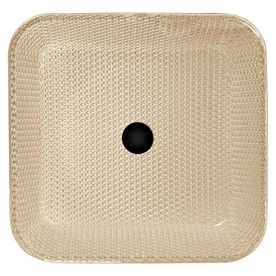 400mm Länge Countertop-Eitelkeit sinkt Badezimmer-quadratisches Schiff 105mm