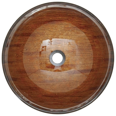 Countertop-ausgeglichene Glaswannen-heiße Schmelzecountertop-Brown-Farbe