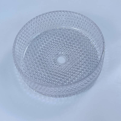 395mm waschen runde Glaswaschbecken-Hand 45mm Dia No Hole For Hotel Badezimmer