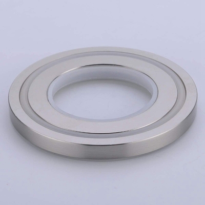 Chromierte Waschbecken-Zusatz-silberne Schiff-Wanne, die Ring For Home Bathroom anbringt