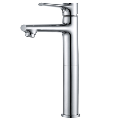 Feste Messingwaschbecken-Zusatz-korrosionsbeständiger einzelner Loch-Chrome-Schiff-Wannen-Hahn