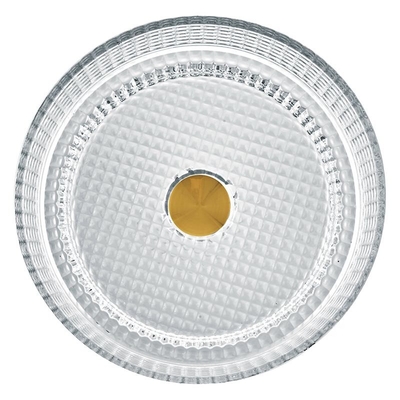 Europäischer Zylinder-geformtes Glaswaschbecken Crystal Clear Sink Diemater 14,8“