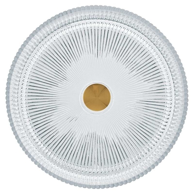 Zylinder-Tischplatte-Schiff-Wannen des geformten Klarglas-Waschbecken-Restaurant-Kristall-15,5“