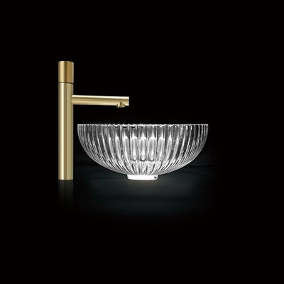 Glasschiff-Schüssel-Art Waschbecken für den Handelskratzer beständig