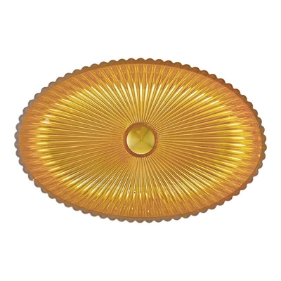 Der Soeminnen-135mm Höhe der starke Glas- Schiff-Becken-18k Gold-Farbe-