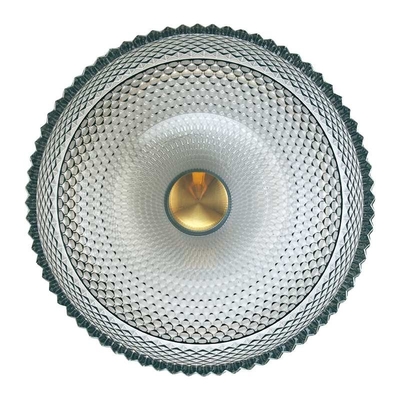 Moderner Crystal Glass Round Countertop Basin für Badezimmer
