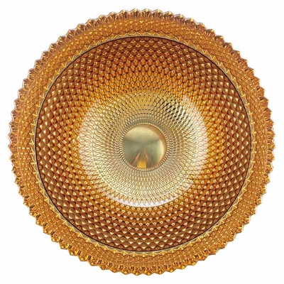 Rundes Glasgoldfarbbadezimmer des Waschbecken-24K sinkt einfaches instandhalten