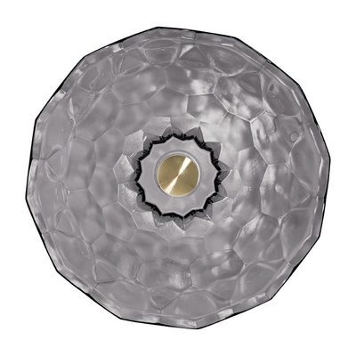 Moderner Ball-geformtes Glaswaschbecken-Licht Gray Color Vessel Sinks Pop herauf Abfluss