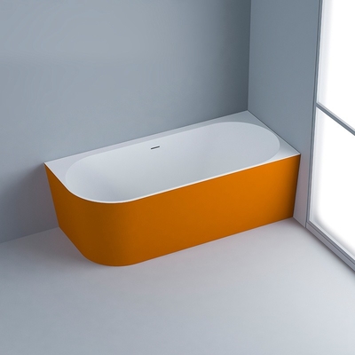 Matt Braun Langlebiges Einweichen Badewanne Frisches reines Acrylmaterial