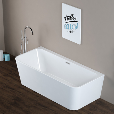 Frische reine Acrylfolie freistehende Badewanne 150cm 160cm 170cm 180cm Größe