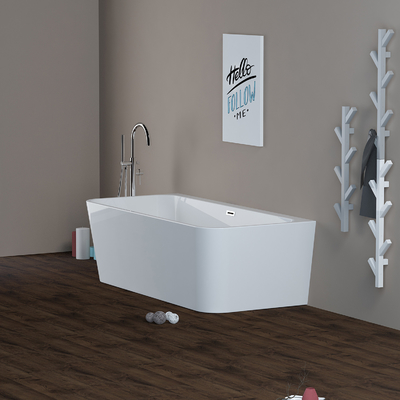Frische reine Acrylfolie freistehende Badewanne 150cm 160cm 170cm 180cm Größe