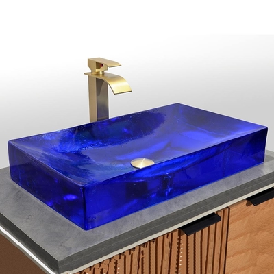 Wasserbecken für Glasbehälter ohne Töpferlöcher mit Glasmaterial CUPC-Zertifikat