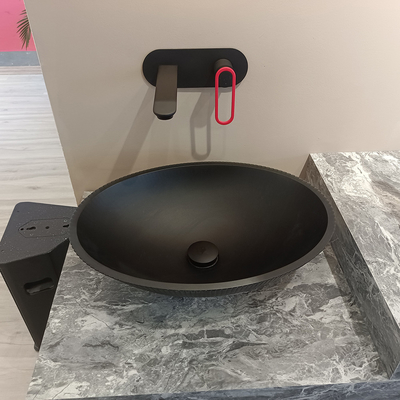 500*360*155mm gehärtetes Glas Waschbecken leicht zu reinigen ohne Überfluss