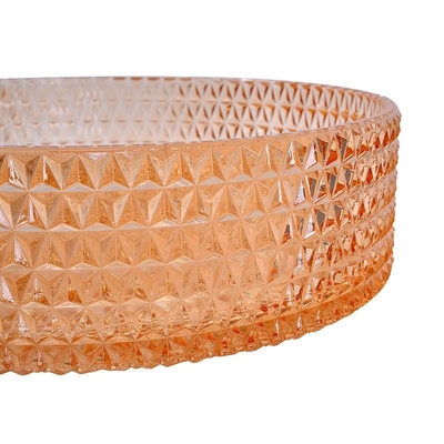 Wanne Diamond Round Wash Hand Basins Amber Color Glass Bowl Bathroom